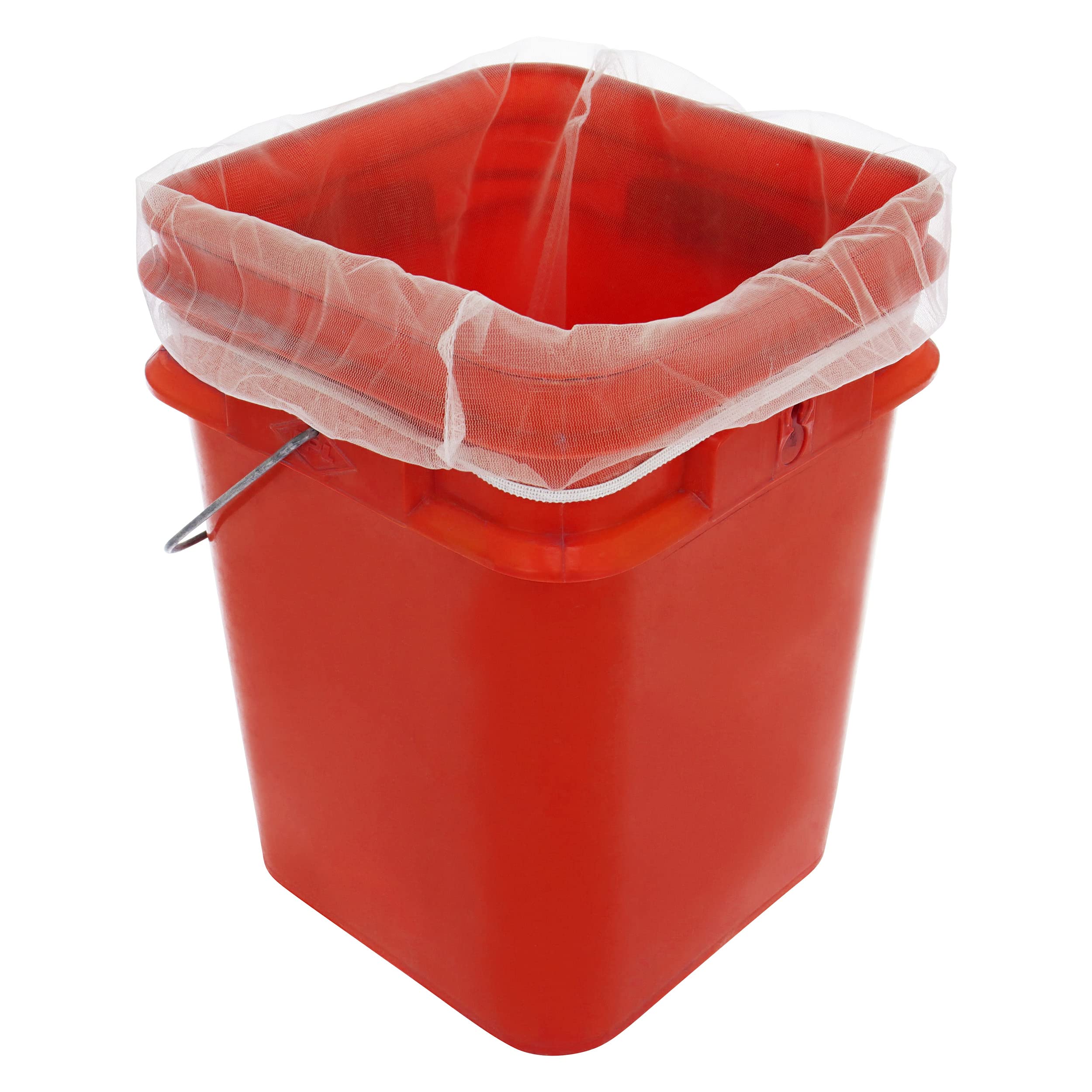 ABN Paint Strainer Bag 5 Gallon Paint Filter 40pk - Elastic 250 Micron Fine Nylon Mesh Painters Screen for 5 Gal Bucket - Image 7